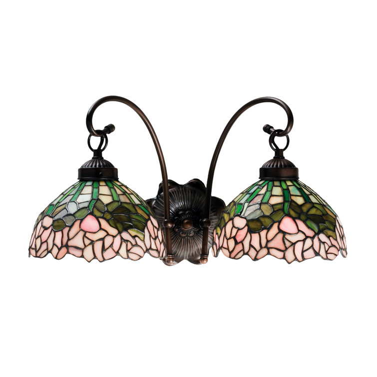 Bronze Direct Wired Dual-Light Dimmable Wall Sconce