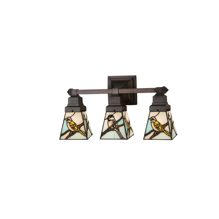 Black Bronze 3-Light Dimmable Vanity Sconce