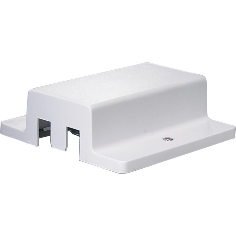 White Floating Canopy Track Lighting Accessory