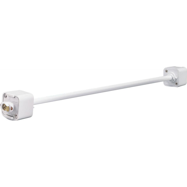 White Fixed Track Light Extension Rod
