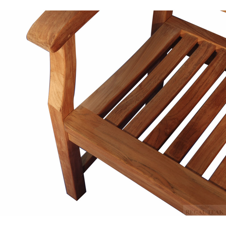 Honey Brown Teak Outdoor Garden Bench