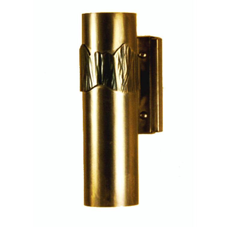 Antique Copper Dual-Light Steel Sconce with Rustic Lodge Charm