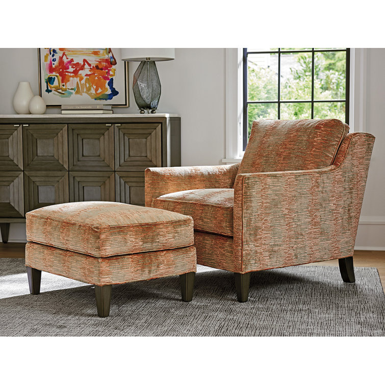 Ariana Turin 18.5" Contemporary Rectangle Chair Ottoman