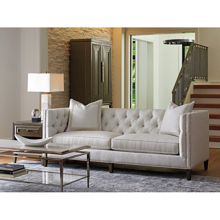 Modern Verona Brown Wood and Metal End Table with Storage