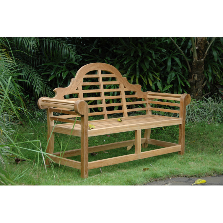 Marlborough Natural Teak 66" Outdoor Bench