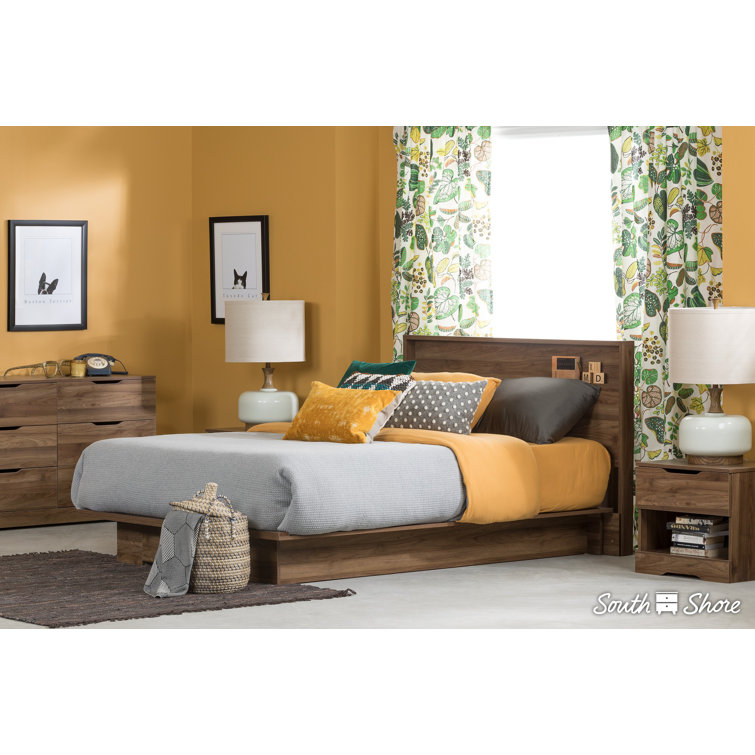 Holland 6-Drawer Double Dresser in Natural Walnut with Soft Close