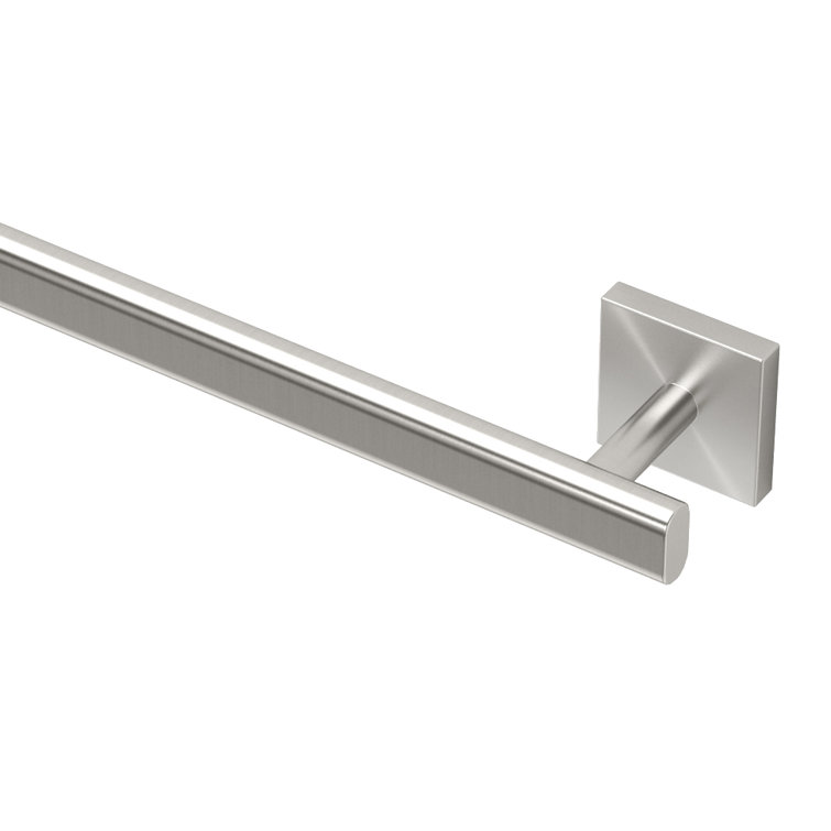 Satin Nickel 30-Inch Wall Mounted Towel Bar