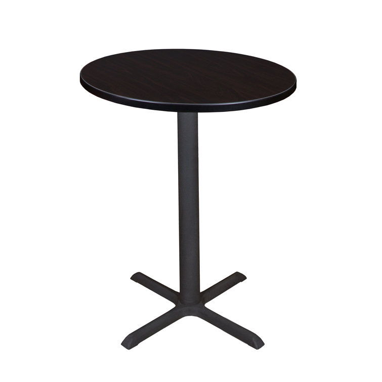 Carmine Cherry & Maple 42" Round Wood Cafe Table