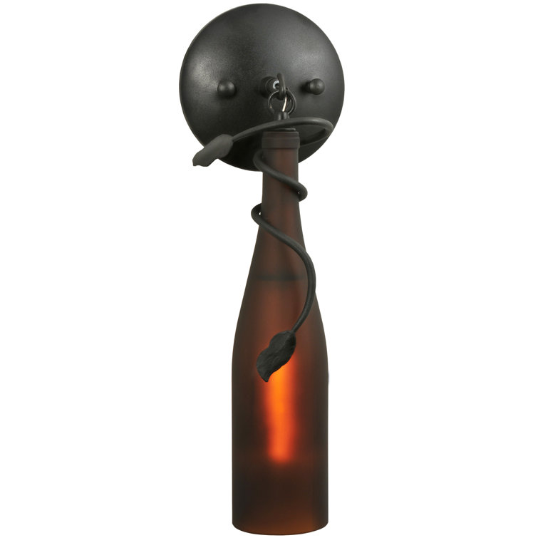 Black Iron 1-Light Energy Star Wall Sconce