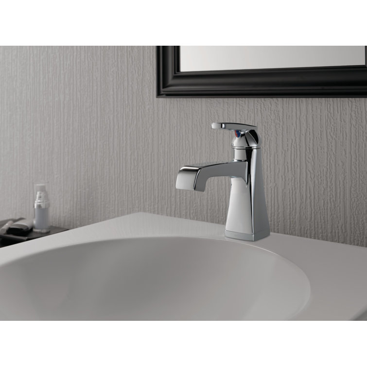Ashlyn Chrome Single Handle Modern Bathroom Faucet
