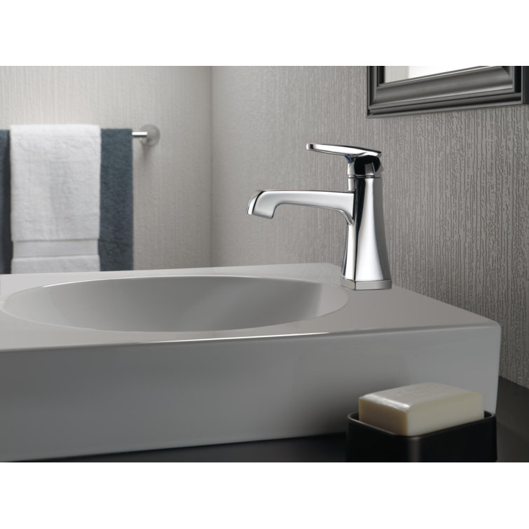 Ashlyn Chrome Single Handle Modern Bathroom Faucet
