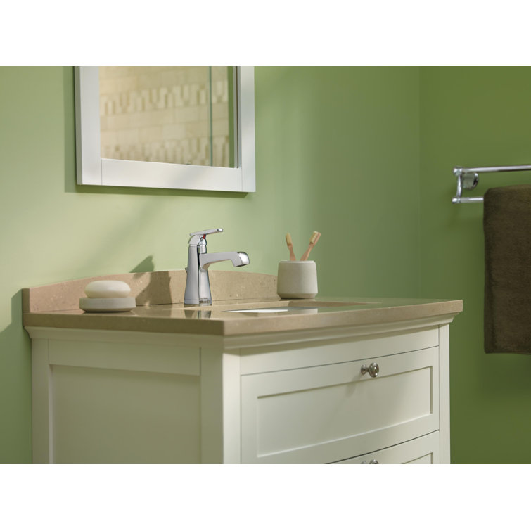 Ashlyn Chrome Single Handle Modern Bathroom Faucet