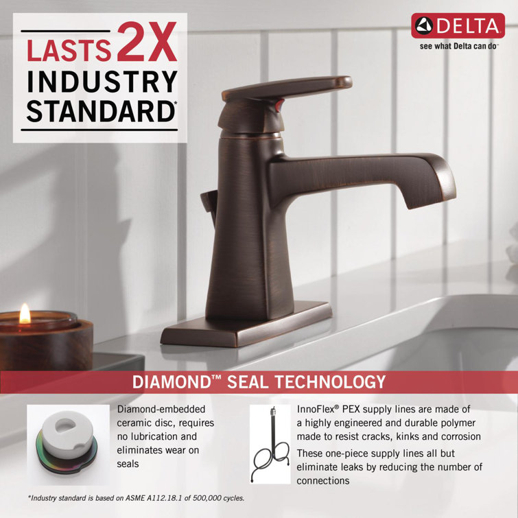 Eco-Friendly Venetian Bronze Single Hole Modern Bathroom Faucet