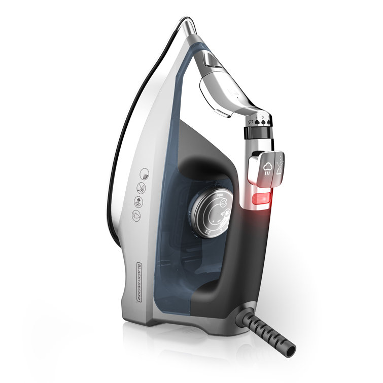 Blue Stainless Steel Burst Steam Iron with Vertical Function
