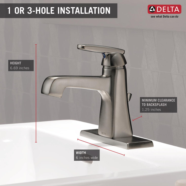 Eco-Friendly Modern Stainless Steel Single Hole Bathroom Faucet