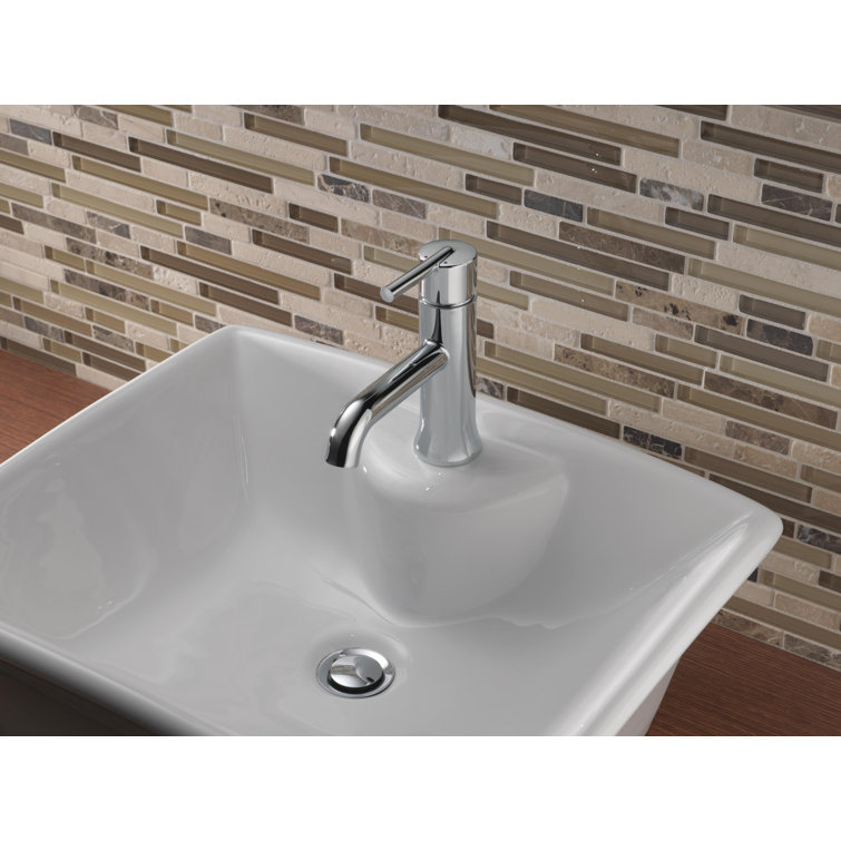 Sleek Modern Chrome Single-Handle Deck Mounted Bathroom Faucet