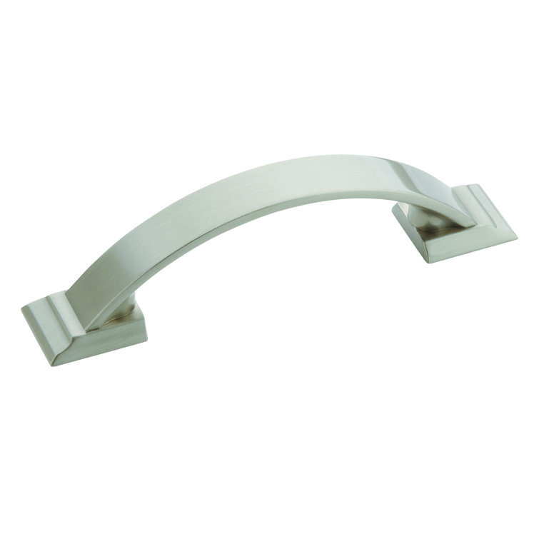 Satin Nickel Brushed Cabinet Drawer Pull with Mounting Hardware