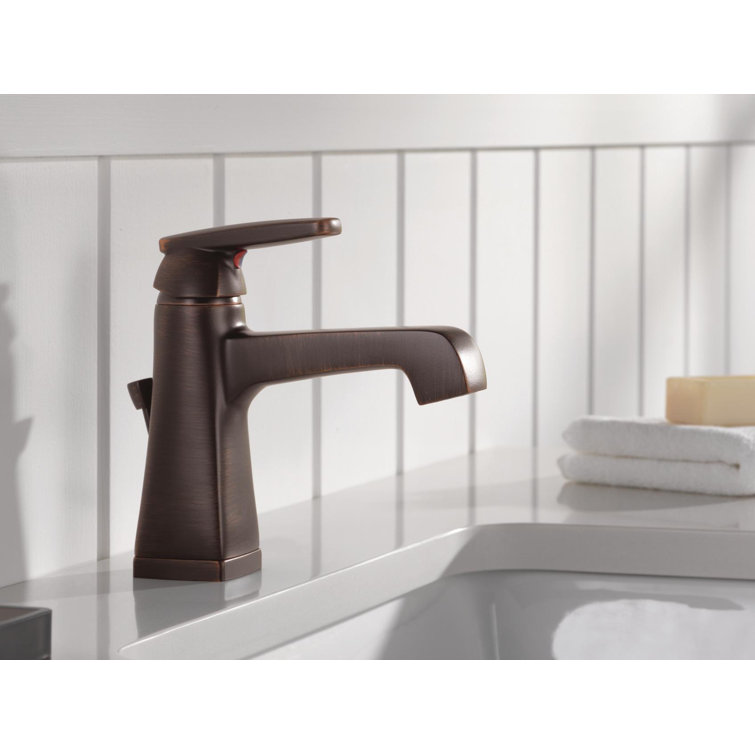 Eco-Friendly Venetian Bronze Single Hole Modern Bathroom Faucet