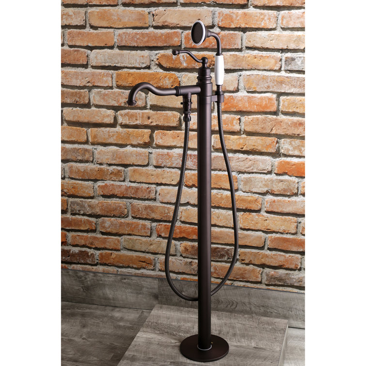 Oil Rubbed Bronze Freestanding Tub Faucet with Hand Shower
