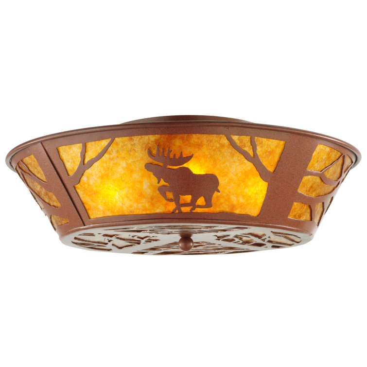 Meyda 22" Energy Star Globe Glass Indoor/Outdoor Flush Mount
