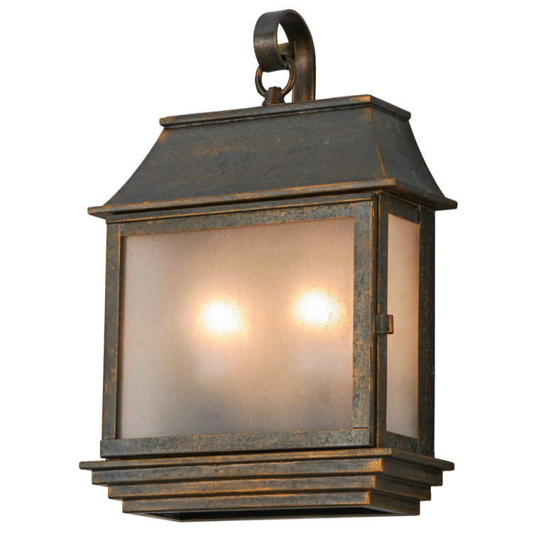 Bronze and Brown 15" Dimmable Wall Sconce