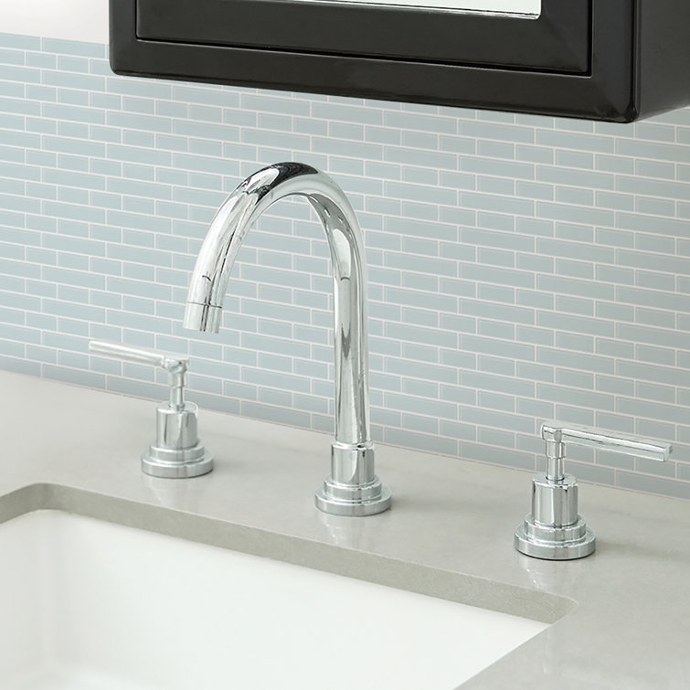 10.5'' W x 10.5'' L PVC Peel and Stick Subway Tile