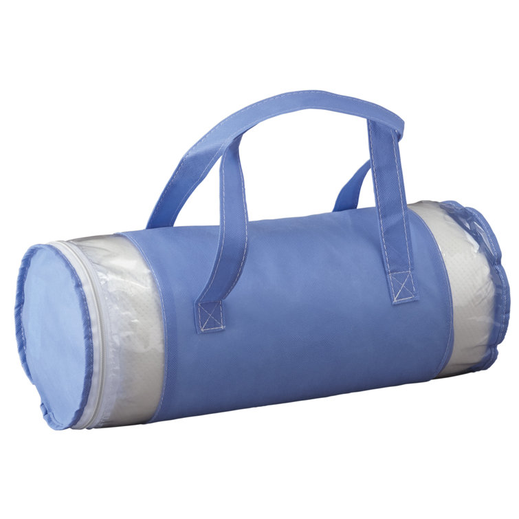 White Hypoallergenic Memory Foam Pillow with Bamboo Cover