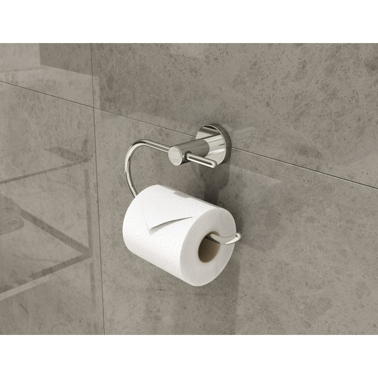 Polished Chrome 4-Piece Bathroom Hardware Set
