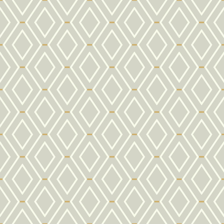 Gray Geometric Diamond Pattern Removable Wallpaper Roll