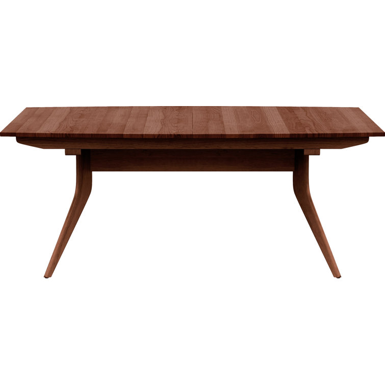 Catalina Cognac Cherry Extendable Mid-Century Dining Table