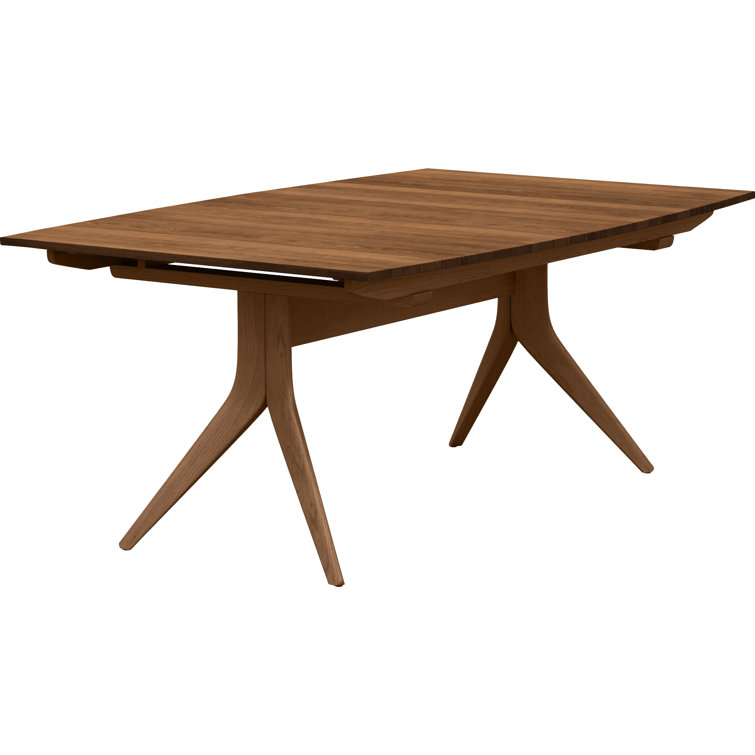 Catalina Mid-Century Modern Saddle Cherry Extendable Dining Table
