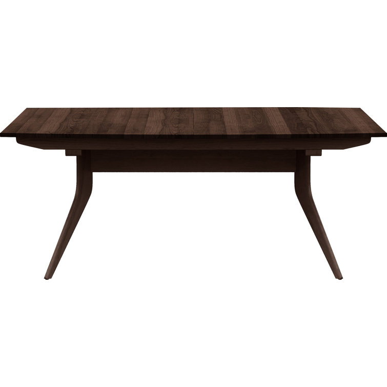 Catalina Smoke Cherry Extendable Mid-Century Modern Dining Table