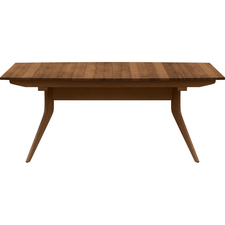 Catalina Mid-Century Modern Saddle Cherry Extendable Dining Table