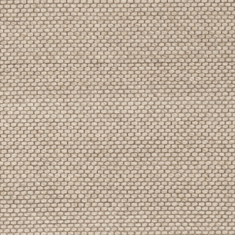 Beige Braided Hand-Tufted Wool Runner Rug 2'3" x 8'