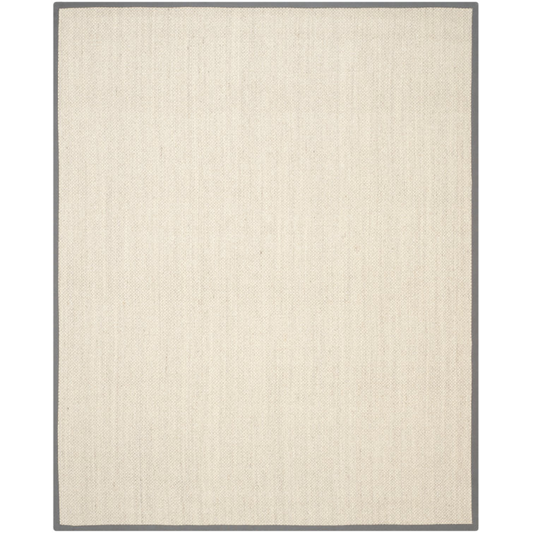 Handmade Tufted Marble Dark Grey Non-Slip Rectangular Rug 6' x 9'