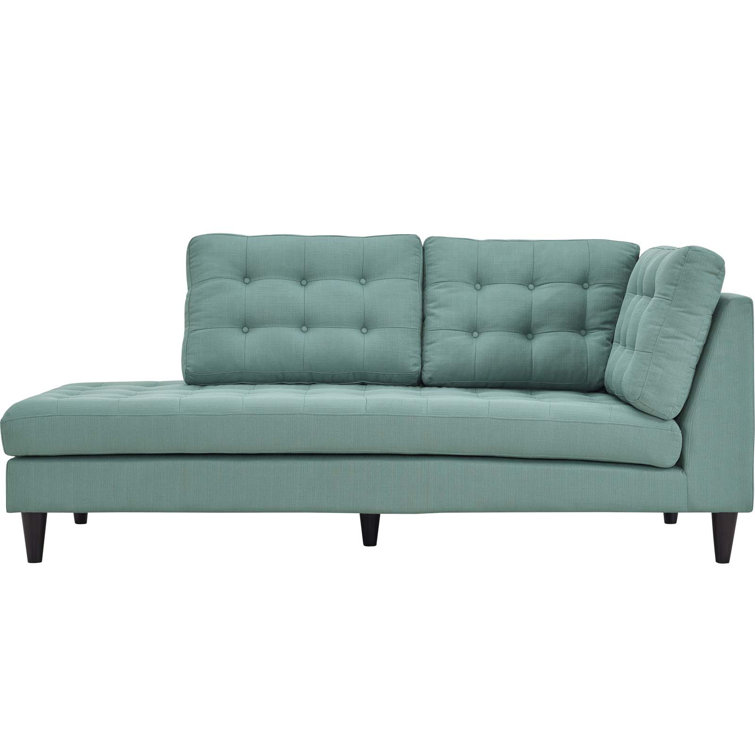 Laguna Tufted Upholstered Fabric Right Facing Chaise