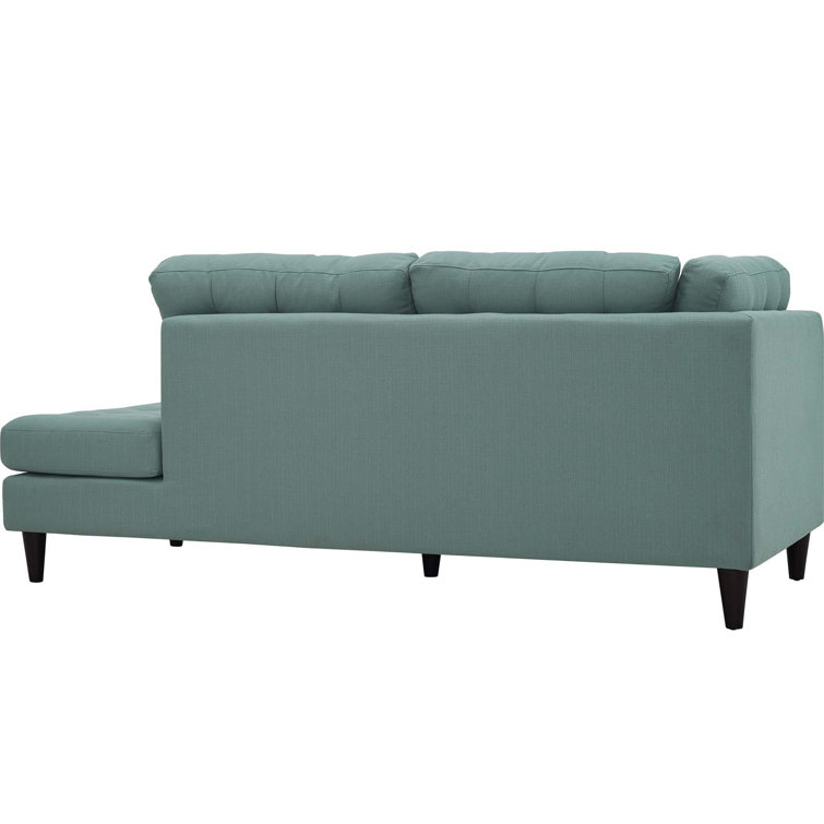 Laguna Tufted Upholstered Fabric Right Facing Chaise