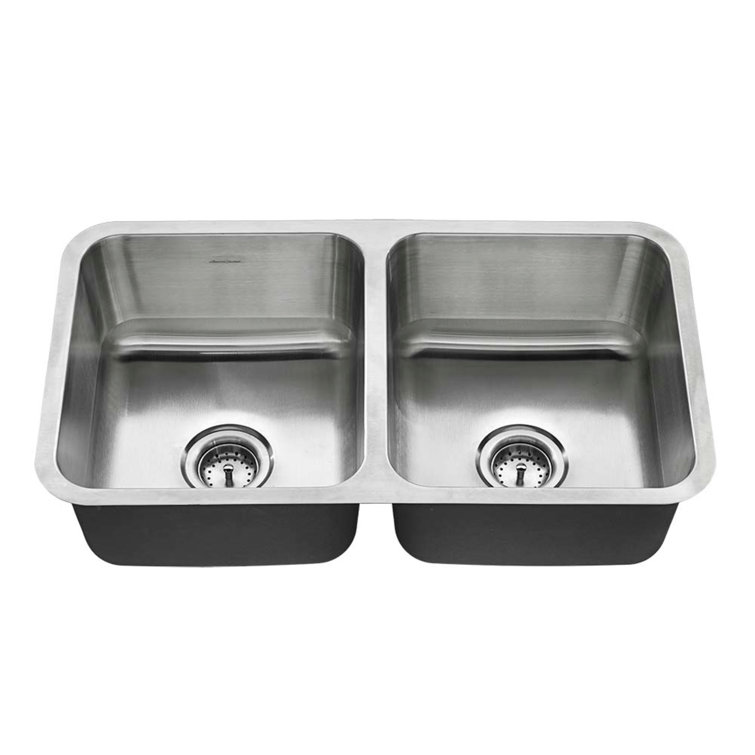 Reliant 32'' Stainless Steel Double Bowl Undermount Kitchen Sink