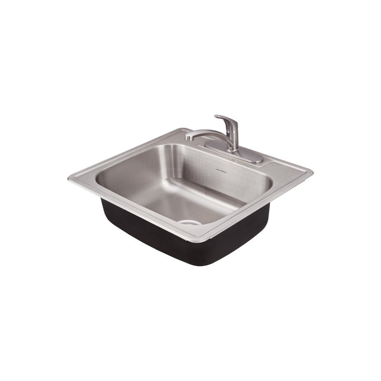 Colony 25'' Stainless Steel Single Bowl Drop-In Kitchen Sink