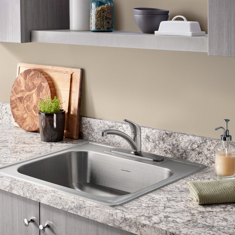 Colony 25'' Stainless Steel Single Bowl Drop-In Kitchen Sink