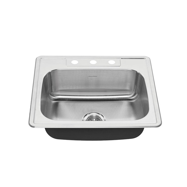 Colony 25'' Drop-In Single Bowl Stainless Steel Kitchen Sink