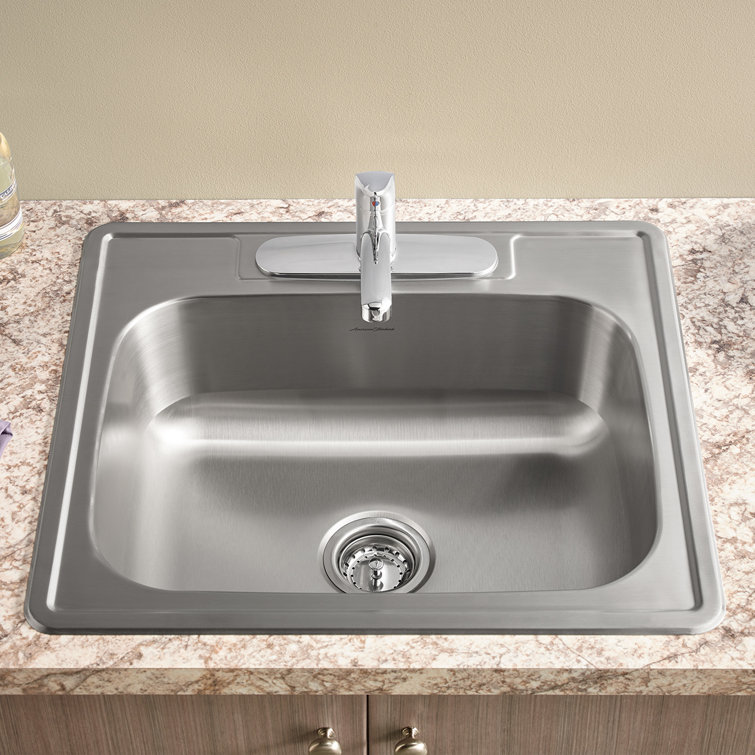 Colony 15'' Drop-In Single Bowl Stainless Steel Kitchen Sink