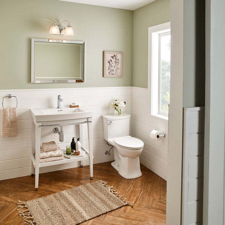 White Elongated Dual Flush High Efficiency Toilet