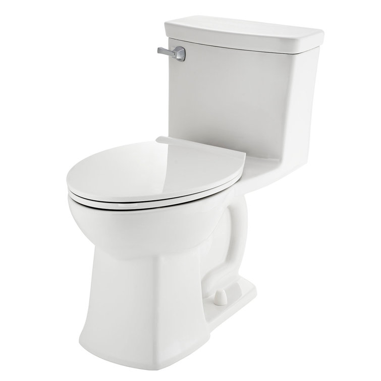 White Elongated Dual Flush High Efficiency Toilet