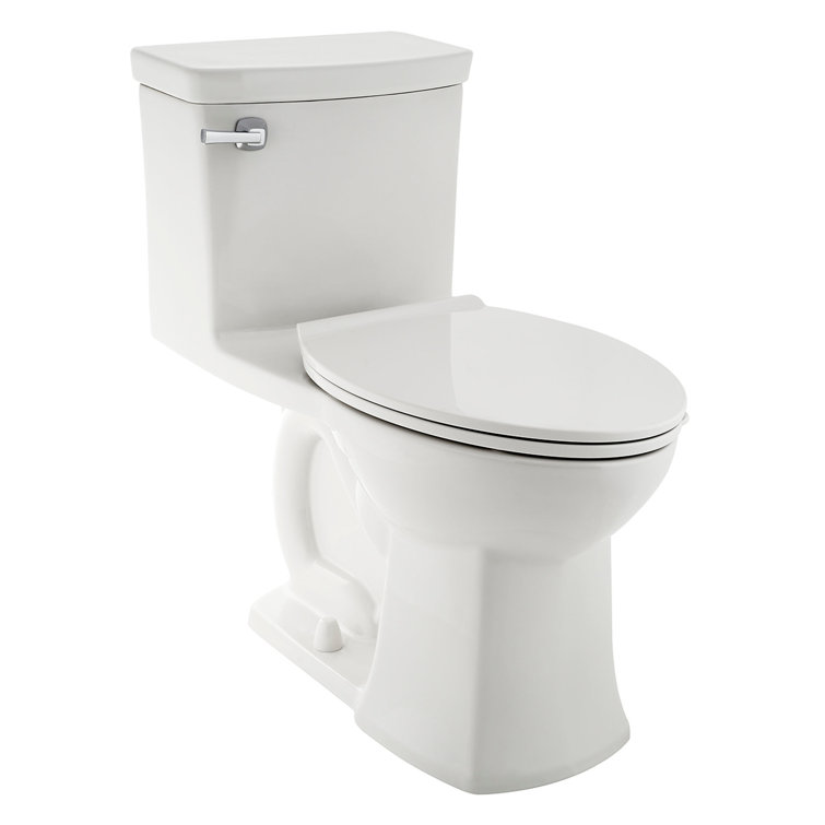 White Elongated Dual Flush High Efficiency Toilet