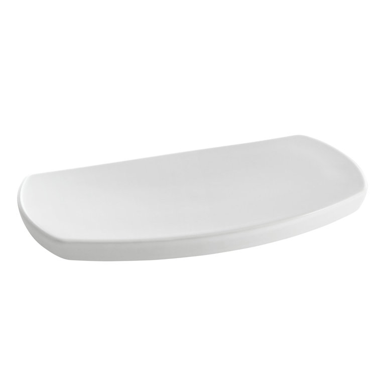 White Ceramic Edgemere Toilet Tank Lid