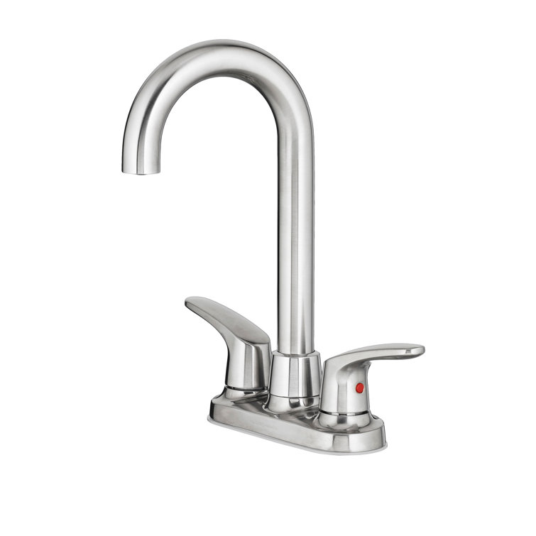 Stainless Steel Dual Handle Kitchen Bar Faucet