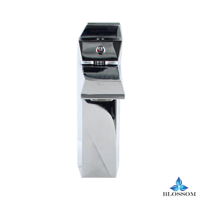 Blossom Chrome Single-Hole Modern Bathroom Faucet