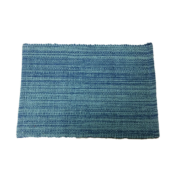 Sky Blue Handwoven Cotton Rectangle Placemat Set