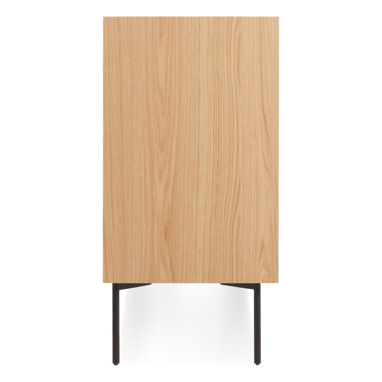 White Oak Mid-century 6-Drawer Double Dresser with Soft Close
